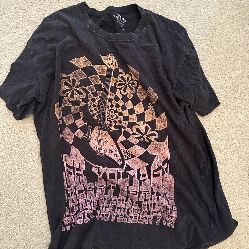 hollister oversized tee